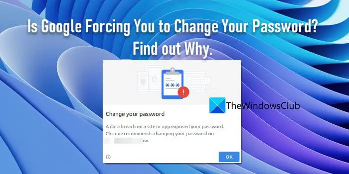 Fix Google is Forcing You to Change Your Password.