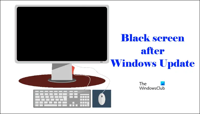 Black screen after Windows Update