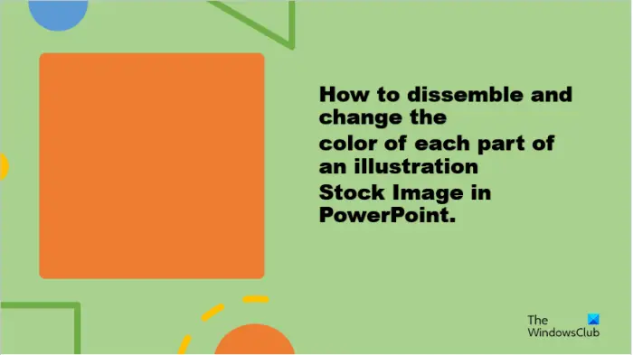 How to change Color of part of a picture in PowerPoint
